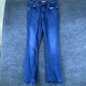 Levi's 725 Bootcut Jeans Womens 29x31 Blue Dark Wash Denim Cotton High Rise
